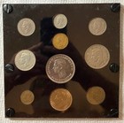1951 Great Britain Uk - Complete Set  10  W  Rare Penny - Festival Of Britain