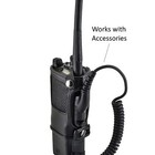 Motorola Apx 7000  Carry Holder Case Turtleback  Black Leather Duty Belt Holster