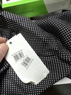 Nwt Eton Silk Pocket Square Black white Polka Dot One Size Made In Italy
