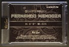 Fernando Mendoza 2026 Wild Card  a-ocw-pt-fm Qb1 On The Clock Auto  3 Rc Raiders