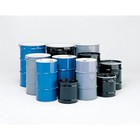 Zoro Select Th55-3e Closed Head Transport Drum  Steel  55 Gal  Lined  Black