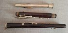 1900 s G h  Huller Schwedler 12-keyed German C - Flute Palisander