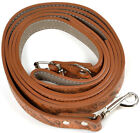 Pet Dog Leather Leash Chrome Belt Buckle Skin Friendly Leather Collar Walk Leash