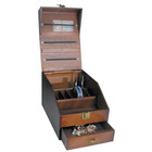 Wooden Vintage Style Mini Tool Organizer For Jewelry Making And Beading