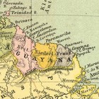 South America Chile Patagonia Brazil Peru Argentina   Original  Map  1882