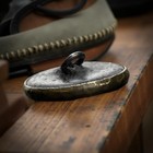 Antique 19th Century French Hunting Button Pre Civil War Era Brass Relic