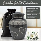 Medium Pet Urns For Ashes - Urn For Dogs   Cats - Honor Your Loved Furry Frie   