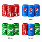 3 Pack Beer Can Covers Silicone Sleeve Hide A Beer Soda Can Disguise 12oz 355ml