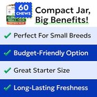 Bark spark Dog Allergy Relief Chews - Omega 3 Fish Oil - Itchy Skin   Hot Spots