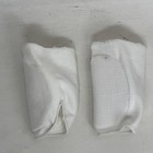 New Asics Youth Volleyball Kneepads White Model Zd0508 Worn Once