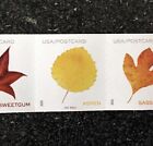 2025usa Postcard Rate Vibrant Leaves - Pnc Coil Strip Of 9
