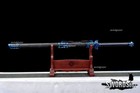 Chinese Tang Dynasty Sword Blue Blade           Dragon Pattern Sheath Carbon Steel 