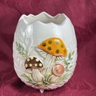 Vintage Sears   Roebuck 1976 Merry Mushroom Egg Shaped Planter Vase