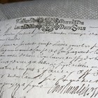 Extremely Old Paper In French  Receipt Of Rent  L   hotel Deville Hotel De Ville