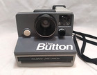 Vintage Polaroid Land Camera Sx-70 The Button Instant Film Photo W  Case  Manual