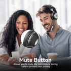Wantek Wireless Headset With Mic  Usb Dongle Bluetooth Headphone For Home office