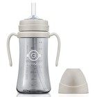 Grosmimi Ppsu Baby Straw Cup 10oz Spill-proof Training Cup Beige 6m 
