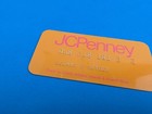 Vintage Jc Penney Credit Card From The 1970 s Obsolete Charge Card