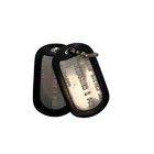 Vintage Us Navy Dog Tags Set Steven R  Vietnam Era Methodist A Pos Usn