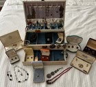Large Lot Of  Grandmas Vintage Jewelry With Box