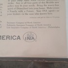 Ina Insurance Company Of North America Disneyland Train Print Ad