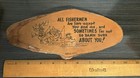 Vintage Wood Wall Plaque Funny Fishermen Tales
