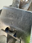 Vintage Worth No  4 Sz Hand Plane Usa Original Red Japanned With Blue Frog Rare 