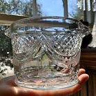 Anglo Irish Georgian Cut Glass Swag Tassel   Diamond Wine Rinser  C  1790-1810