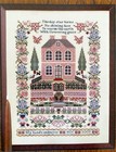 Just Nan Silkwood Manor Cross Stitch Pattern Chart W embellishments