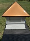 Accentua Bryce   Blue Hills Style Vinyl Cupola 21 5 x21 5 x24  Copper Roof New
