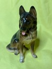 German Shepard   Belgian Malanois Dog Figurine Vintage Japan 4 25  Napco C9203