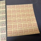 Wwii Ww2 German Feldpost Stamp Sheets Lot Collection 100  Pieces