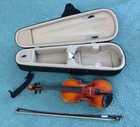 Restored Vtg Karl Hofner 3 4 Violin Bubenreuth Germany W case Bow Shoulder Rest