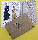 Vogue Vintage1940s Design 1949 Wide Collar Lined Coat  Sewing Pattern V1669 6-22