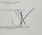 Jj Abrams Autograph Signed Star Wars The Force Awakens Script  a    Beckett Bas