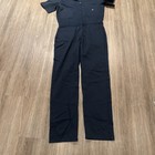Dickies Women   s Temp-iq Short Sleeve Coveralls Black Size L Large Nwt