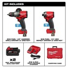 Milwaukee 3696-22 Combo Kit  Hammer Drill  Impact Driver Brand New Oem One Key