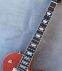 6 String Electric Guitar Raised Back top Semi Hollowbody Glossy Finished Tremolo