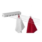 Heavy Duty Retractable Clothesline Indoor 5-line  Extends Up To 4 2 Meter  White