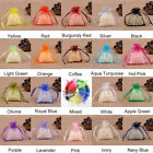 100-500pcs Wedding Party Favor Gift Organza Candy Bags Jewelry Pouch Sheer Decor