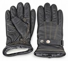 Premium Black Leather Gloves     Timeless Style   Winter Comfort Sizes  S M L Xl