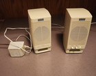 Altec Lansing Acs90 Vintage Wired Desktop Computer Speakers Power Adapter Cords