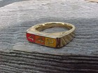 Oldsmobile 442 Logo Gold Chrome Ring  11 Nos Hi-quality Class Unique Muscle Car