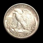 1916-p Walking Liberty Half Dollar As Shown In The Figure - Very Fine Condition 