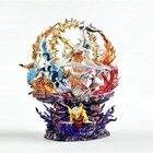 H38cm Arceus Statue Anime Figure Painted Gk Model Light Up Collectibles Gift Toy