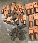  42 Pounds     of New Nos Solid Copper 5  Long Barrel Vintage Compression Lugs 