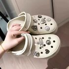 11 Pieces Croc Charm Jewelry Silver Gems Pearls Crocs Charms For Crocs