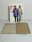 Mccalls Easy Sewing Pattern 4207 Misses Ponchos Rounded Hemline Slit V-neckline