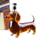 2025 Sausage Wiener Dachshund Dog Whiskey Bottle Decanter Statue Decoration