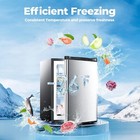 2 1 Cu ft Upright Freezer  Mini Freezer  adjustable Thermostat   Reversible Door